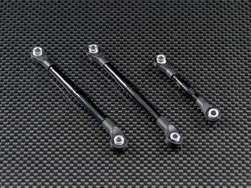 Axial Racing EXO Steel Turnbuckle With Plastic Ball Ends - 3pcs set - GPM EX160S