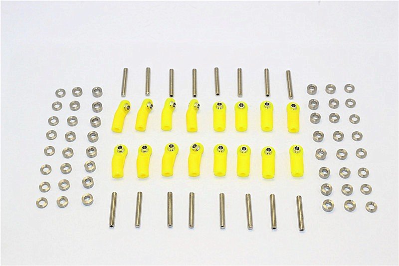 AXIAL Racing SCX10 II Plastic Ball Ends For Original Link Parts (Suitable For Wheelbase 313mm-338mm) - 1set - GPM SCX2049BE