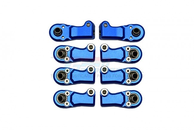 AXIAL SCX6 JEEP JLU WRANGLER 4WD Aluminum Clockwise And Anticlockwise Ball Ends For Original Rear Link Bar - 8pc set - GPM SCX6160R/BE