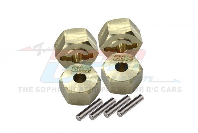 AXIAL UTB18 CAPRA UNLIMITED TRAIL BUGGY Brass Hex Adapters (12x7.5mm) - GPM UTB010X/7.5