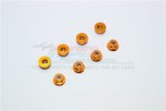 Aluminium 3mm Flanged Lock Nuts-8pcs - GPM LN3L