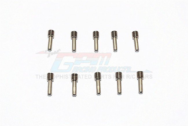 Stainless Steel Screw Shaft M4x2.5x12.5 (4.2mm Thread LenGTh & 8.3mm Shaft LenGTh) - 10pcs - GPM SSM425125