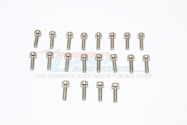 Sus304 Stainless Steel Cap Head Socket Screws M3x14mm - 20pcs