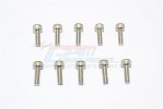 SUS304 Stainless Steel Cap Head Socket Screws M4x30mm - 10pcs - GPM SUS4X30