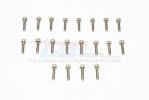 SUS304 Stainless Steel Cap Head Socket Screws M2x10mm - 20pcs - GPM SUS2X10