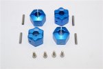 Aluminium Wheel Hex Adapter 12mmx10mm - 4pcs set - GPM HEX1210