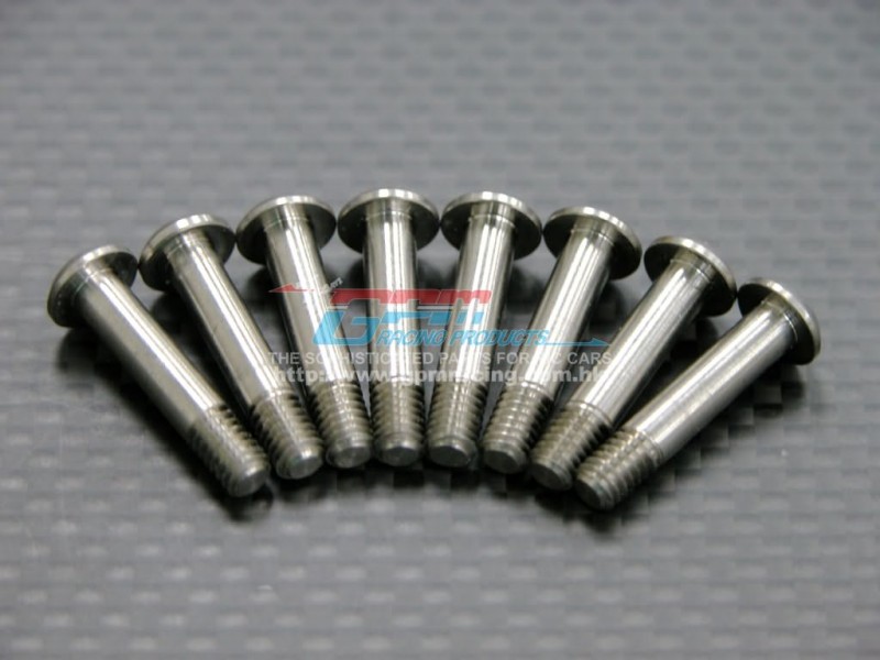 HPI Savage 21 Titanium King Pin Screws For Original - 8pcs set - GPM TSAV1004