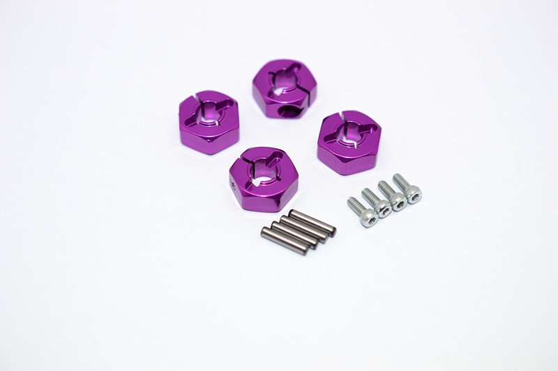 HPI Racing SPORT 3 FLUX Aluminium Wheel Hex Adapter (12x6mm) - 4pcs set (=TT010) - GPM SP3010/12X6