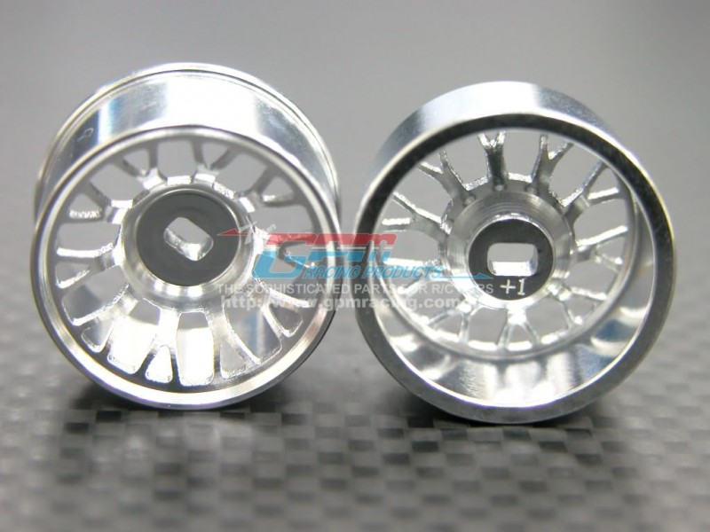 Mini-z AWD Alloy Rear Wide Sinkage BBS Rims (10p, 1.0mm Off set , Width 11mm) - 1pr - GPM MZA009RW/+1.0