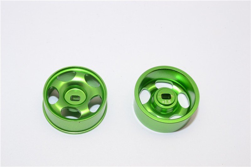 Kyosho Mini-Z AWD Alloy Front/Rear Ridge Rims (5p, 2.5mm Off set , Width 8.5mm) - 1pr - GPM MZA501FR+2.5