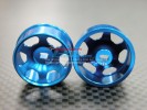 Mini-z AWD Alloy Front/Rear Sinkage Rims (6p, 2.5mm Off set , Width 8.5mm) - 1pr - GPM MZA603F/R/+2.5