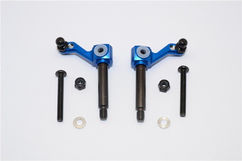 Tamiya CW-01 (Lunch Box) Aluminium Front Knuckle Arm - 1pr - GPM LB021