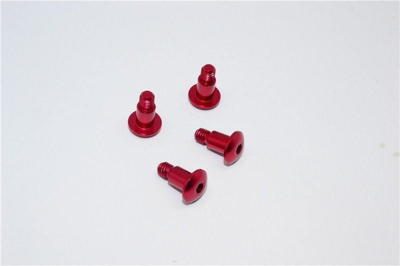 Tamiya GF01 Aluminium King Pin (5mmx6.2mmXM4) - 4pcs (For GF01 / TA01 / TA02 / TA03 / TL01) - GPM GF004