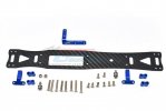 TAMIYA TA08 PRO Carbon Fiber + Aluminum Sub Chassis - 27pc set - GPM GTA8014