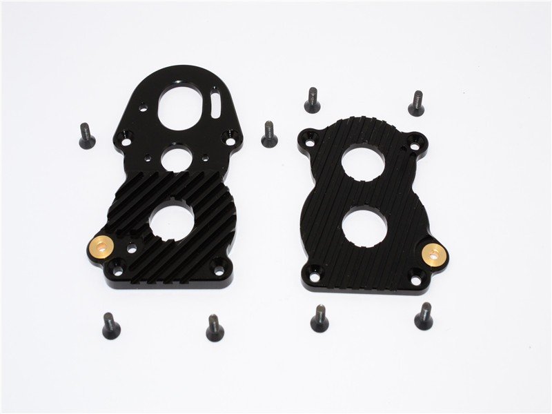 Tamiya Tracktor Truck Alloy Gear Box Heat Sink Plate With Fins - 2pcs (For Scania R620) - GPM TRU018SC