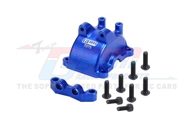 Tamiya TT02 Aluminum 7075 Front/Rear Gearbox Cover+Upper Arm Stabilizer - GPM TT2012AN