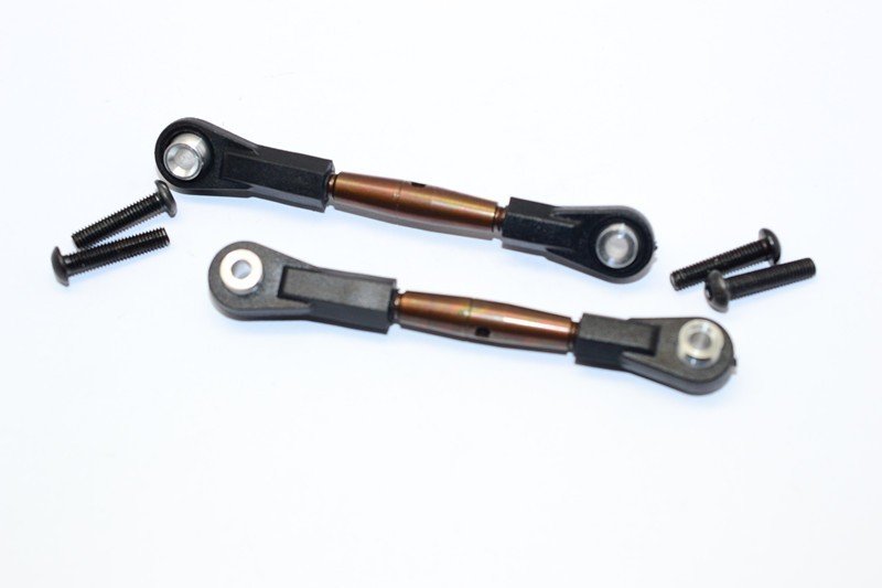 Tamiya TT02B Spring Steel Steering Tie Rod With Plastic Ends - 1pr - GPM TT2B047P