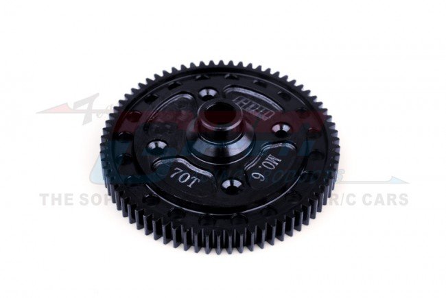 TAMIYA XV-02 Medium Carbon Steel High Speed M0.6 Module Center Differential Gear 70T - GPM XV23570TS