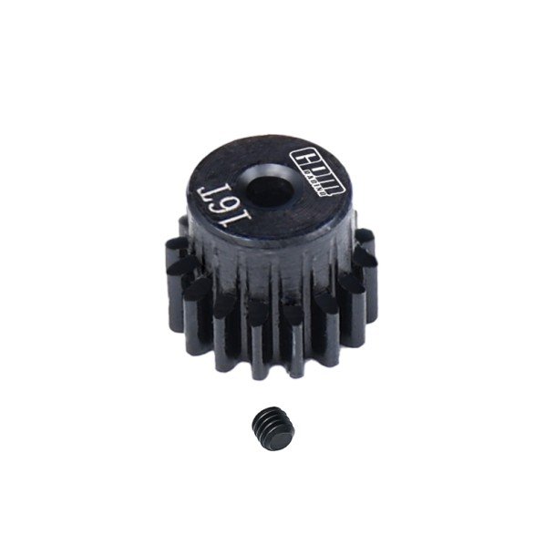 TEAM LOSI MICRO-B 2WD BUGGY 40CR Steel Pinion Gear 16T 0.5m 2mm Shaft - GPM LMB016TS