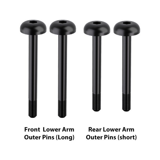 TEAM LOSI MICRO-B 2WD BUGGY Medium Carbon Stell Front And Rear Lower Arm Outer Pins - GPM LMB5556/PIN