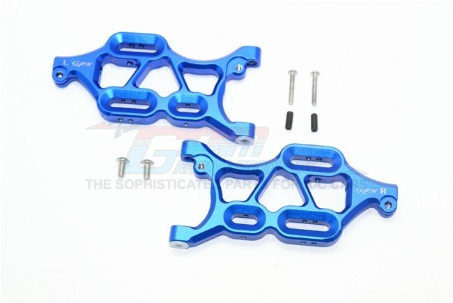 THUNDER TIGER K-ROCK MT4 Aluminum Front Lower Arms - 8pc set - GPM KG055