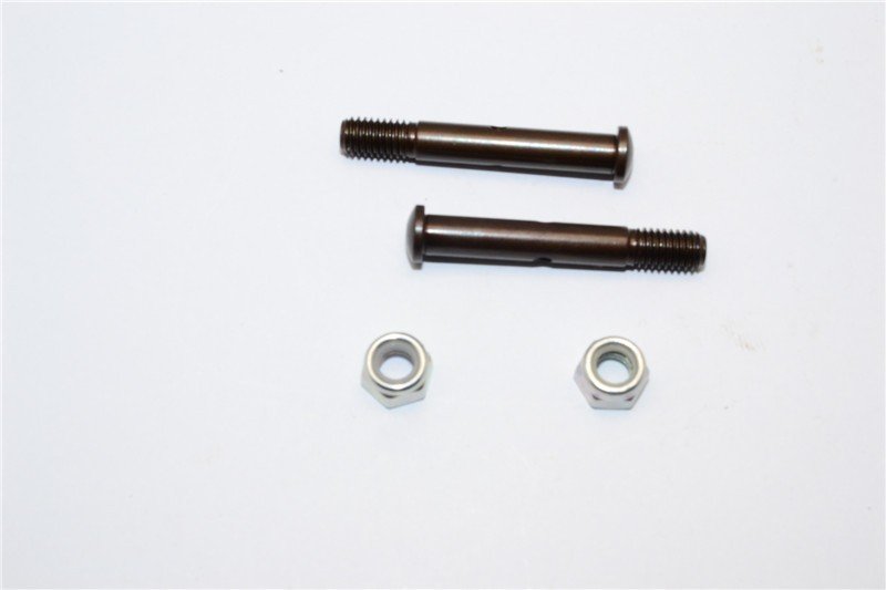 TRAXXAS 1/10 Craniac Monster Truck Spring Steel Front Wheel Shaft - 1pr - GPM CRA005S