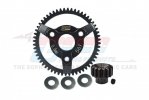 TRAXXAS FORD F-150 SVT RAPTOR OBA Carbon Steel Spur Gear(56T)+ Pinion Gear(15T) - 6pc set - GPM SSLA2W1556T