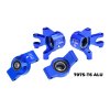 TRAXXAS MINI MAXX MONSTER TRUCK 7075 Alloy Front Steering Blocks & Rear Hub Stub AXLE Carriers With Oversize Bearing - GPM TXMM2122