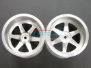 TRAXXAS 1/10 Revo Alloy Front/Rear Rims (6 Spokes) For GPM Option Tires - 1pr - GPM TRV10006W