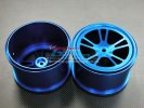 TRAXXAS 1/10 Revo Alloy Front/Rear Rims (5 Vacuum) - 1pr - GPM TRV10020