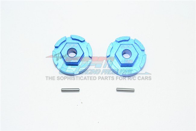 TRAXXAS RUSTLER VXL Aluminum Hex Adapter (+2mm) - 4pc set - GPM RUS4010+2MM