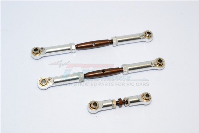 TRAXXAS 1/10 Slash 4x4 Spring Steel Turnbuckles With Alloy Ball Ends - 3pcs set - GPM SSLA160ST