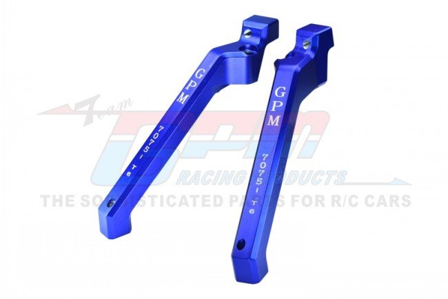 TRAXXAS SLEDGE MONSTER TRUCK Aluminum 7075-T6 Rear Chassis Brace - 2pc set - GPM SLE016RA