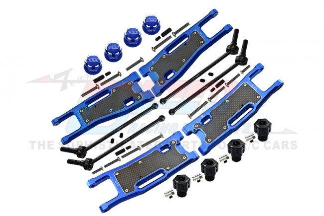 Traxxas Sledge Monster Truck Combo Set C - Sle055n+sle056n+sle10a/+6.5mm+sle133f/rs(2sets) - Gpm Sle55561033