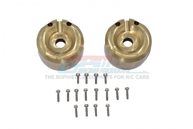 TRAXXAS TRX4 TRAIL CRAWLER Brass Outer Portal Drive Housing (Front Or Rear) heavy Edition - 18pc set - GPM TRX4021XB