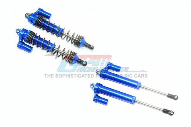 TRAXXAS UNLIMITED DESERT RACER Aluminum Rear L-shape Piggy Back Damper - 4pc set - GPM UDR13960RR/L