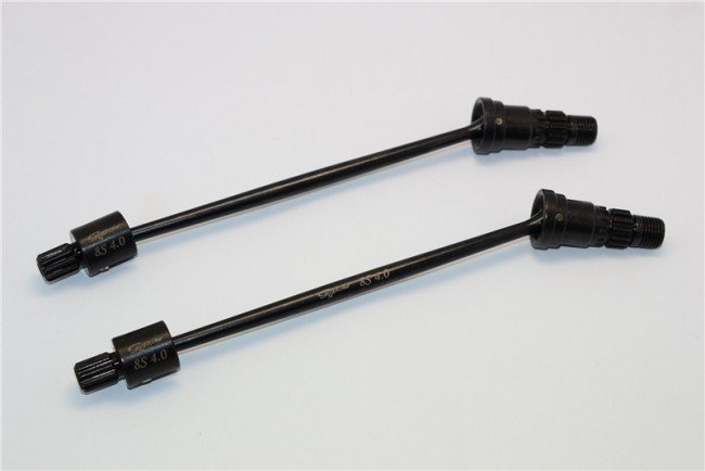 TRAXXAS X-MAXX Harden Steel #45 CVD For Front Or Rear + Wheel Shaft-4pc set - GPM TXM812160S