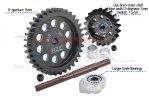 TRAXXAS XRT 8S 40CR Carbon Steel M1.5 Spur Gear 35T + Motor Gear 20T - GPM TXM2035TS