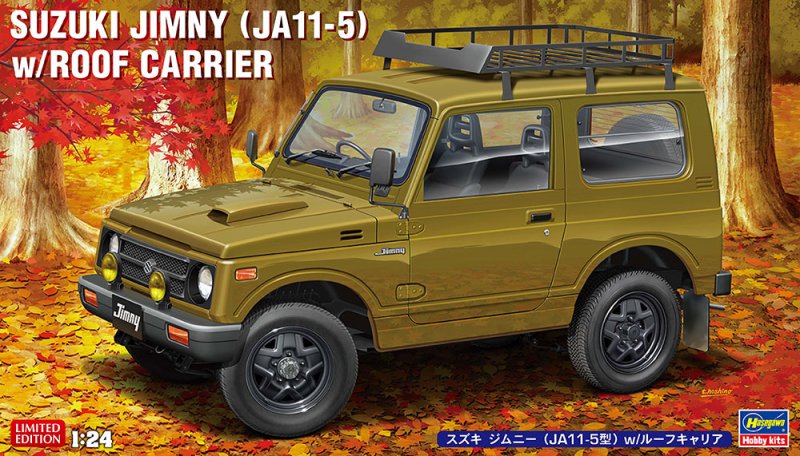 Hasegawa 20606 - 1/24 Suzuki Jimny (JA11-5) with Roof Carrier