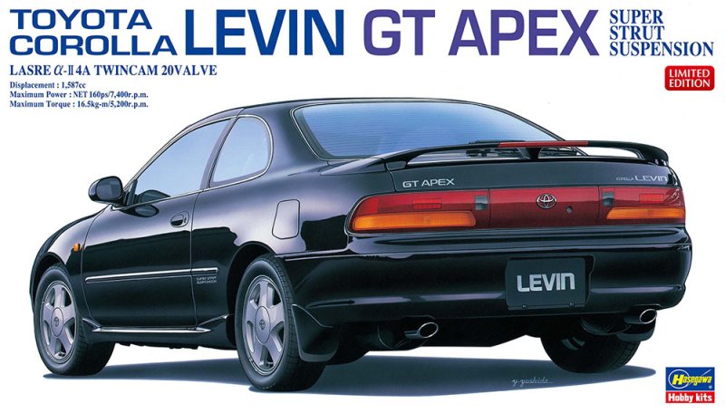 Hasegawa 20667 - 1/24 Toyota Corolla Levin GT Apex