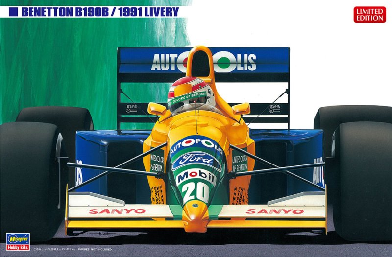 Hasegawa 20713 - 1/24 Benetton B190B 1991 Livery