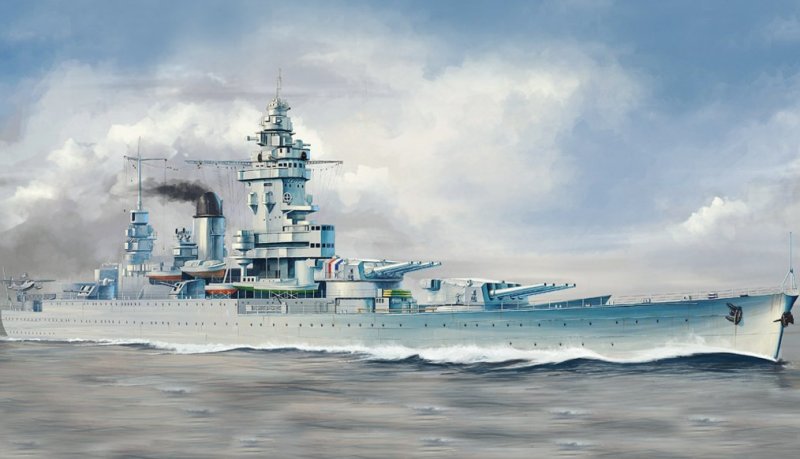 Hobby Boss 86507 - 1/350 French Navy Strasbourg Battleship