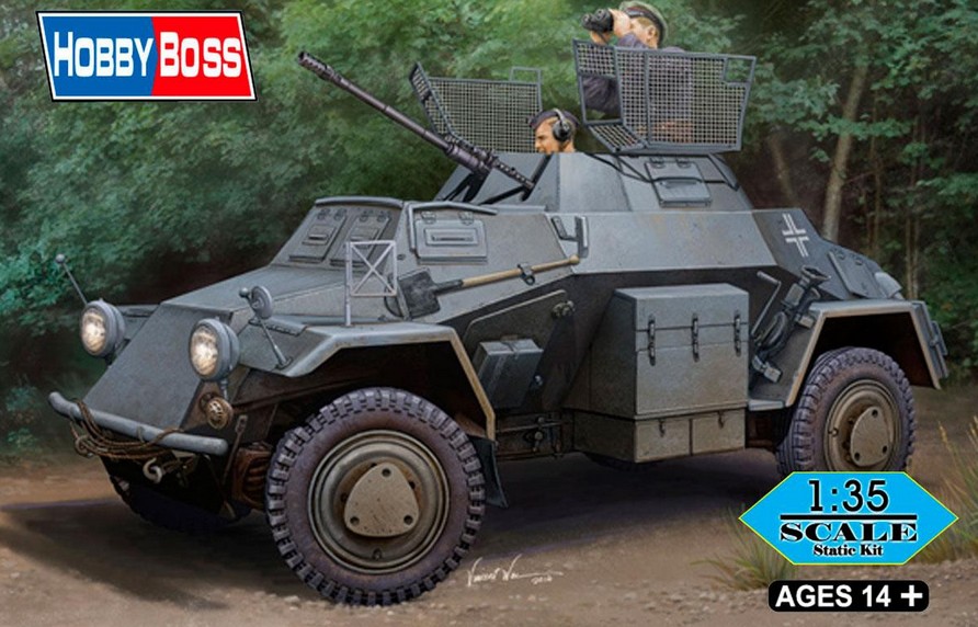 Hobby Boss 83815 - 1/35 German Sd.Kfz.222 Leichter Panzerspahwagen (1st Series)