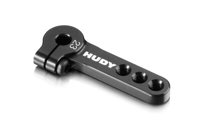 HUDY 293407 - Aluminium Clamp Servo Horn - KO PROPO, JR, SANWA, Airtronics - 23T