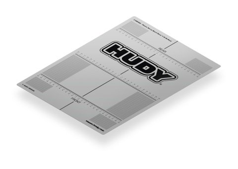 HUDY 108360 - Plastic Set Up Board Decal 282x386mm - 1/10 TC