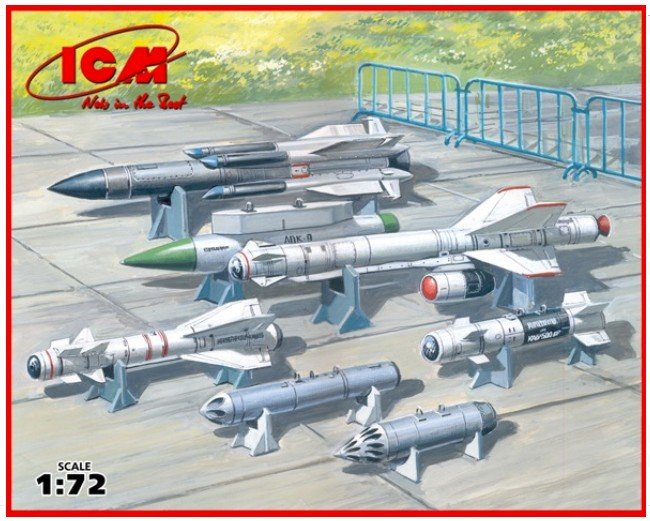 ICM 72213 - 1/72 Soviet Air-to-Surface Aircraft Armament