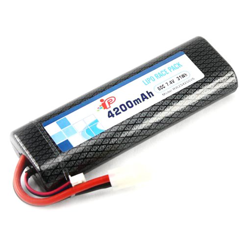 Intellect (IP-RW2S4200V6-60C-Tamiya) - 7.4V 60C 4200mah Lipo Battery