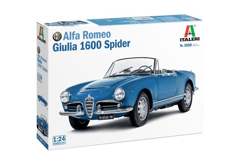 Italeri 3668 - 1/24 Alfa Romeo Giulia 1600 Spider