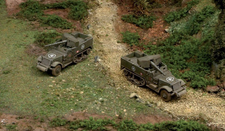 Italeri 7510 - 1/72 M3 75mm Gun Motor Carriage Half Track (2Pcs)