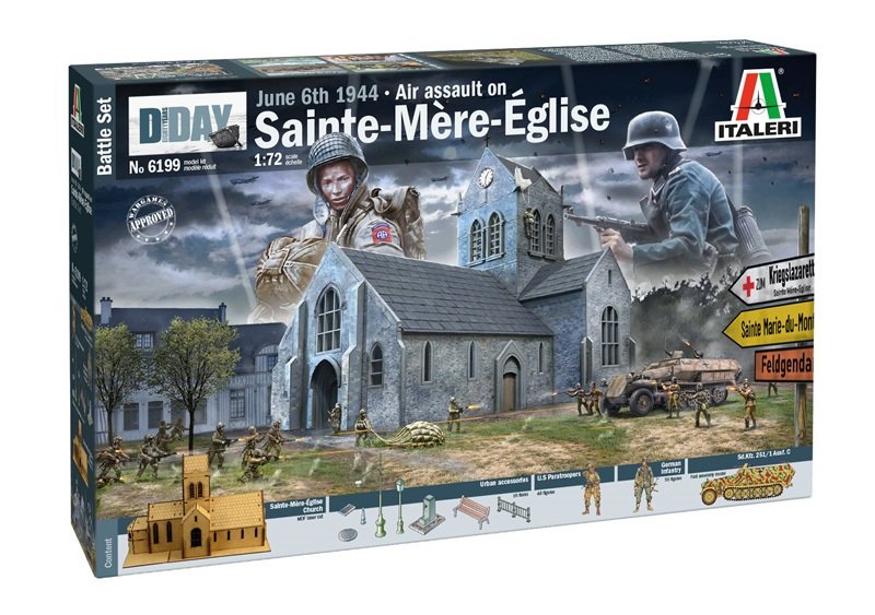 Italeri IT-6199S - 1/72 Battle of Normandy Air Assault on Sainte-Mere-Eglise 6th June 1944